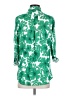 J.Crew Floral Green 3/4 Sleeve Blouse Size 0 - photo 2
