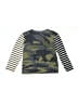 Crewcuts 100% Cotton Camo Green Long Sleeve T-Shirt Size 6 - 7 - photo 2