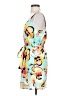 Bebop 100% Polyester Tropical Yellow Casual Dress Size S - photo 5