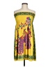 Flying Tomato Print Yellow Cocktail Dress Size M - photo 1