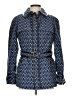 Tory Burch 100% Cotton Blue Coat Size 10 - photo 1