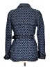 Tory Burch 100% Cotton Blue Coat Size 10 - photo 2