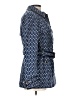 Tory Burch 100% Cotton Blue Coat Size 10 - photo 4