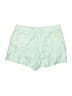 J.Crew 100% Linen Green Teal Shorts Size 6 - photo 2