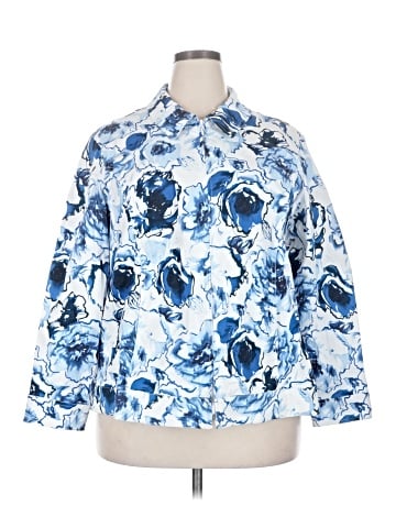 Cathy Daniels 3/4 Sleeve Button-Down Shirt (view 1)