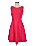 Just... Taylor 100% Polyester Solid Pink Cocktail Dress Size 4 - photo 1