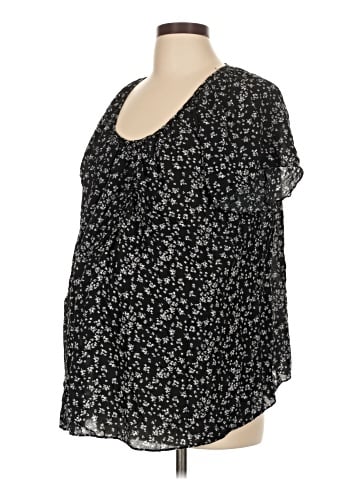 Hatch Short Sleeve Blouse (view 1)