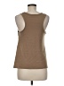Papaya 100% Rayon Brown Sleeveless Top Size M - photo 2