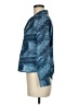 Gloria Vanderbilt 100% Polyester Print Blue Long Sleeve Blouse Size 8 Petite - photo 5