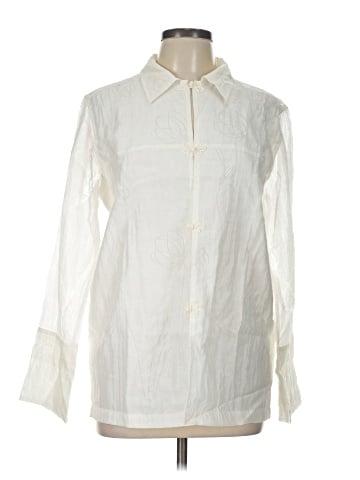 Hearts of Palm Woman Long Sleeve Blouse (view 1)