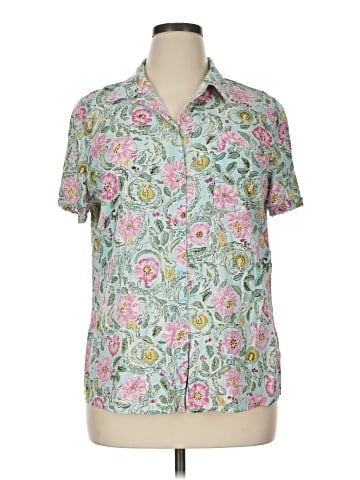 Croft & Barrow Short Sleeve Blouse (view 1)