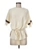 Tory Burch 100% Cotton Ivory Poncho Size M - photo 1