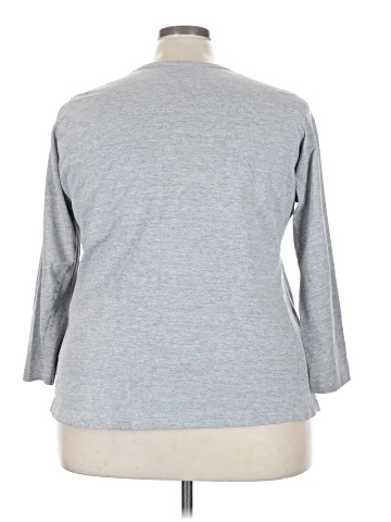 Woman Within 3/4 Sleeve T-Shirt (view 2)