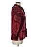 Alia Burgundy 3/4 Sleeve Button-Down Shirt Size 10 - photo 4