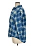 Old Navy 100% Cotton Plaid Blue 3/4 Sleeve Button-Down Shirt Size XL Petite - photo 5
