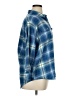 Old Navy 100% Cotton Plaid Blue 3/4 Sleeve Button-Down Shirt Size XL Petite - photo 4