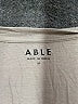 ABLE Gray Short Sleeve T-Shirt Size M - photo 7