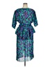 Assorted Brands Paisley Blue Teal Cocktail Dress Size 16 - photo 1