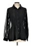 Cato 100% Polyester Black Long Sleeve Blouse Size L - photo 1