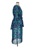 Assorted Brands Paisley Blue Teal Cocktail Dress Size 16 - photo 4
