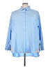 Unbranded 100% Polyester Blue 3/4 Sleeve Blouse Size 3XL - photo 1