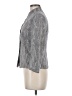 Giorgio Armani Chevron-herringbone Gray Blazer Size 6 - photo 5