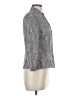 Giorgio Armani Chevron-herringbone Gray Blazer Size 6 - photo 4