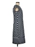 Sharagano 100% Polyester Chevron-herringbone Blue Casual Dress Size 6 - photo 4