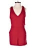 Crystal Sky Solid Red Romper Size XS - photo 1