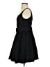 Aqua Solid Black Casual Dress Size 4 - photo 5