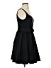 Aqua Solid Black Casual Dress Size 4 - photo 4