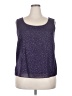 Dana Kay 100% Polyester Purple Sleeveless Blouse Size 18 - photo 1