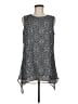 Fever 100% Polyester Silver Sleeveless Blouse Size M - photo 1