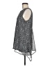 Fever 100% Polyester Silver Sleeveless Blouse Size M - photo 5