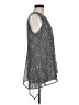 Fever 100% Polyester Silver Sleeveless Blouse Size M - photo 4