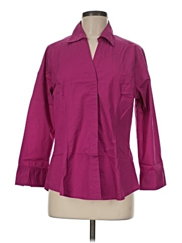 Riders by Lee 3/4 Sleeve Button-Down Shirt (view 1)