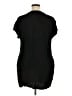 Gap 100% Rayon Black Short Sleeve Blouse Size XL - photo 2