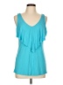 Merona Teal Sleeveless Blouse Size L - photo 1
