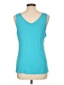 Merona Teal Sleeveless Blouse Size L - photo 2