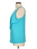 Merona Teal Sleeveless Blouse Size L - photo 5