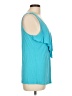 Merona Teal Sleeveless Blouse Size L - photo 4