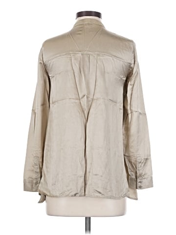 Eileen Fisher Long Sleeve Silk Top (view 2)