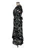 DKNY 100% Polyester Graphic Black Casual Dress Size 8 - photo 5