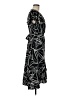 DKNY 100% Polyester Graphic Black Casual Dress Size 8 - photo 4