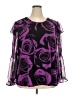 Cato Purple 3/4 Sleeve Blouse Size 22 - photo 1