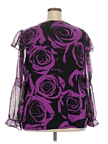 Cato 3/4 Sleeve Blouse (view 2)