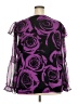 Cato Purple 3/4 Sleeve Blouse Size 22 - photo 2
