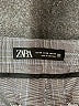 Zara Plaid Gray Dress Pants Size 4 - photo 7