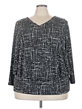 Lane Bryant Outlet 3/4 Sleeve Blouse