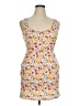 Forever 21 Floral White Casual Dress Size 0X - photo 1